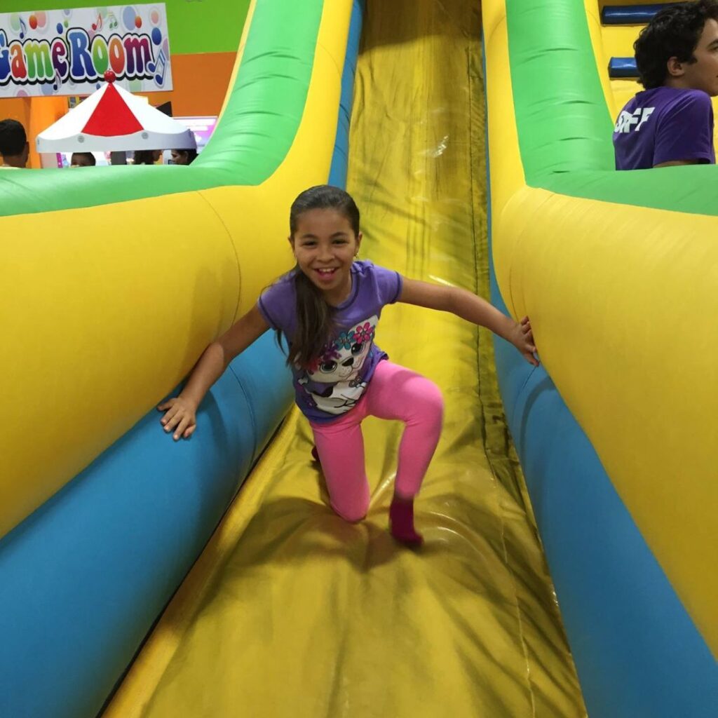 child on indoor playground